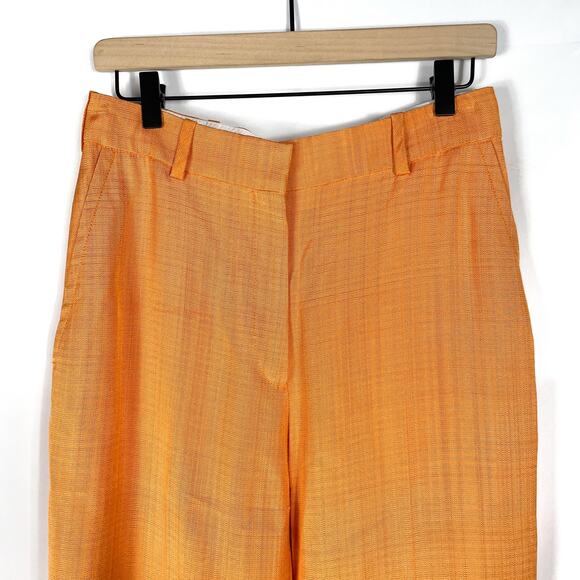 Sandro Hisae Orange Suit 2-pc Set Collared Pants Blazer (TWO SIZES!) Sz 36 / 38 - Picture 12 of 16